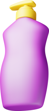 Pompalı plastik şişenin 3 boyutlu simgesi