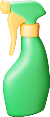 Sıvı deterjanlı 3 boyutlu şişe.