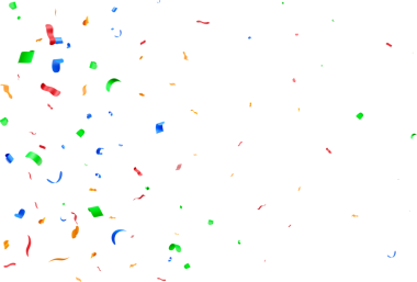 3B renk parti konfetisi