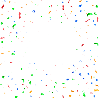 3B renk parti konfetisi