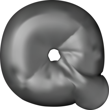 3d siyah alfabe balonu tek harf