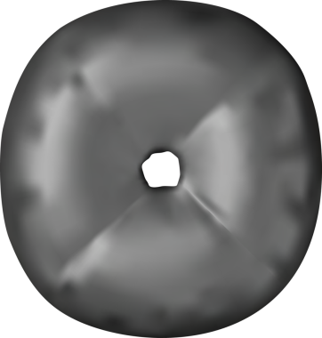 3d siyah alfabe balonu tek harf