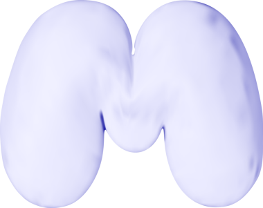 3d beyaz alfabe balonu tek harf