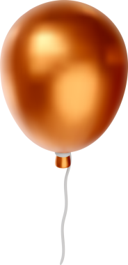 3 Boyutlu Metalik Helyum Balon Simgesi