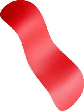 Üç boyutlu parti konfeti elementi. Renkli kestane fişeği kurdelesi