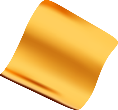 Üç boyutlu parti altın konfeti elementi. Altın kestane fişeği kurdelesi