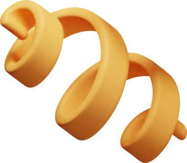 3D spiral konfeti, renkli kıvrımlı kıvrımlı kurdele.