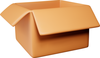 3B karton paketleme kutusunu aç