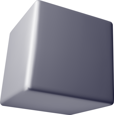 3D gri küp simgesi, kare metal kutu