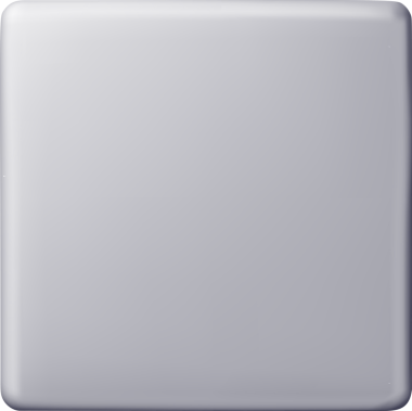 3D gri küp simgesi, kare metal kutu