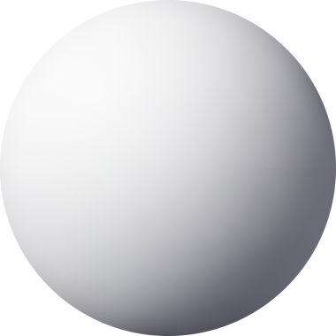 3d beyaz küre figürü, temel geometrik şekil