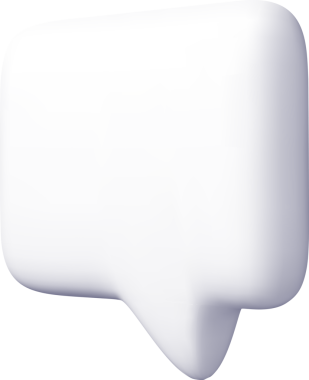 3B Beyaz Boş Konuşma Kabarcık Simgesi Simgesi