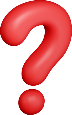 3B soru kırmızı işaret sembolü