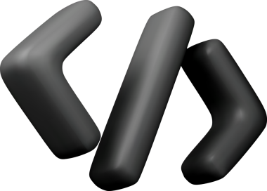 3d siyah Kod Simgesi