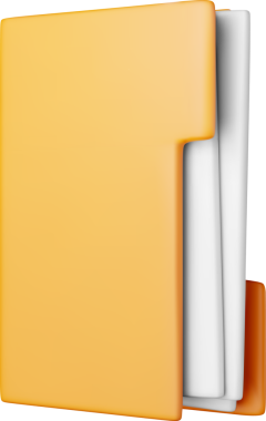 Kağıt Simgesiyle dolu 3B İş Dizini