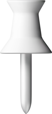 3B beyaz renk basma iğnesi