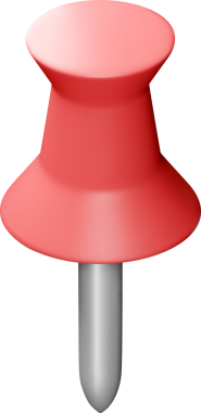 3B kırmızı renkli iğne simgesi