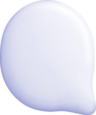 Beyaz Arkaplanda 3B Parlak Blob ŞekliName