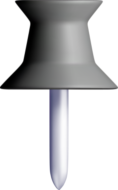 Gri İtiş İğnesi Koleksiyonunun 3B Modeli