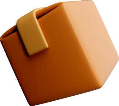 Benzersiz saplı 3D Küp