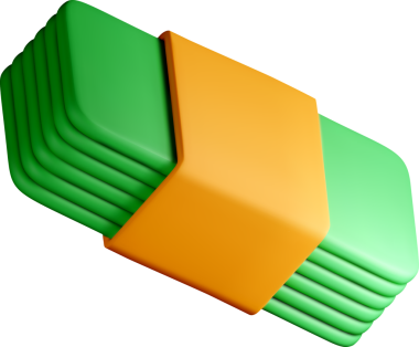 Yığılmış Dikdörtgenlerin Etrafındaki Renkli 3B Bant