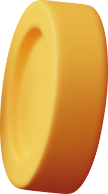 Beyaz Arkaplanda 3B Sarı Silindir ŞekliName