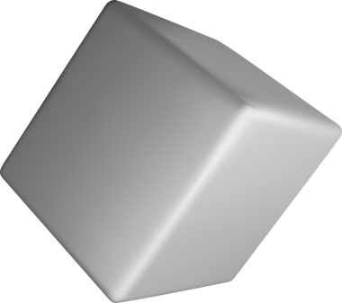 Uzayda Soyut 3B Geometrik Şekil