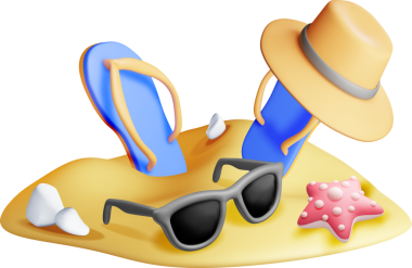 Sandy Shoreline 'deki Yaz Sahil Aksesuarları