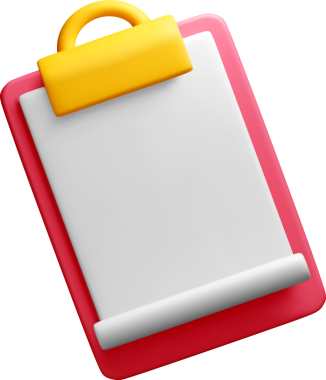 Notlar ve Listeler için Renkli 3B Pano