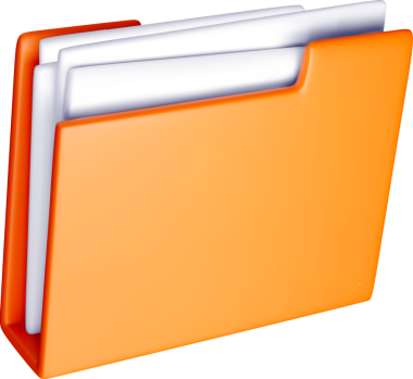 İçinde Evraklar olan renkli 3B Dizin