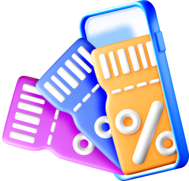 İndirimli Etiketli 3B Mobil Kuponlar