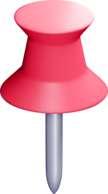 3B Yapılandırılmış Kırmızı Pin Simgesi Tasarımı