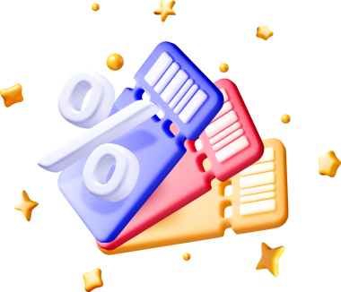 Yıldızlı ve Şekilli 3B İndirim Kuponları