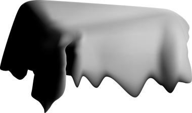 Akan Perde Efektli 3B Masaörtüsü