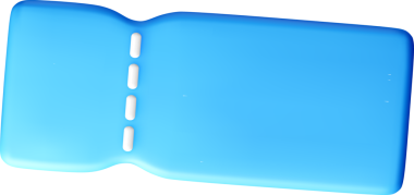 Eşsiz Şekil ve Dokuya sahip 3B Mavi Nesne