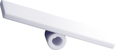 Modern 3D Minimalist Beyaz Kaldıraç Tasarımı