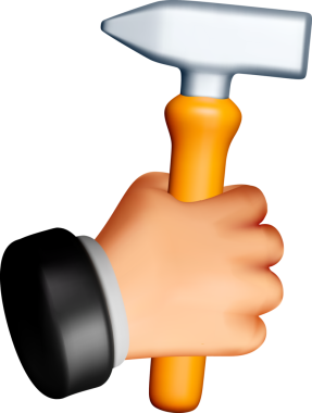 İnşaat Kullanımı İçin 3B Elde Çekiç