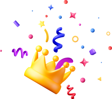 Kutlama Dekorasyonlu Renkli 3D Taç