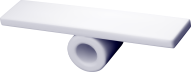 Modern 3D Soyut Heykel Tasarımı Parçası