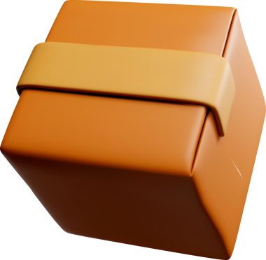 Kahverengi Paket Kutusunun Ayrıntılı 3B Hazırlaması