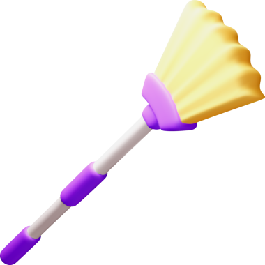 Eşsiz Tasarımlı Renkli 3B Temizlik Aracı