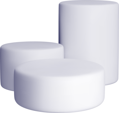 Bir Minimalist Yüzeyde 3B Geometrik Şekiller