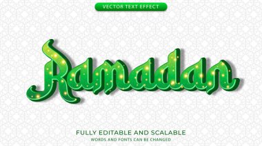 ramadan islami kutsal ay metin efekti düzenlenebilir ep dosyası