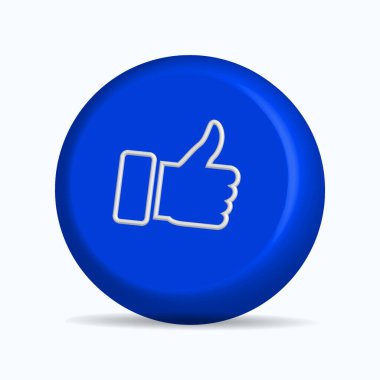 web and social media 3d icons