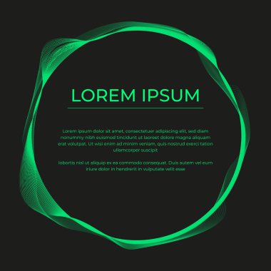 renk dalgalı çerçeve