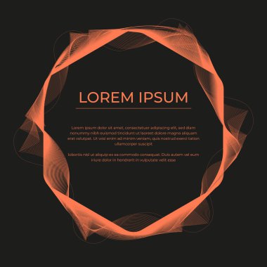 renk dalgalı çerçeve