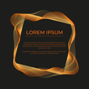 renk dalgalı çerçeve