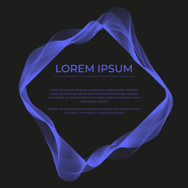 renk dalgalı çerçeve