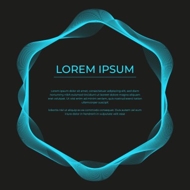 renk dalgalı çerçeve