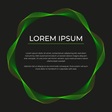 renk dalgalı çerçeve